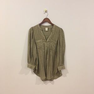 Metallic Akemi + Kin (Anthropologie) Tunic